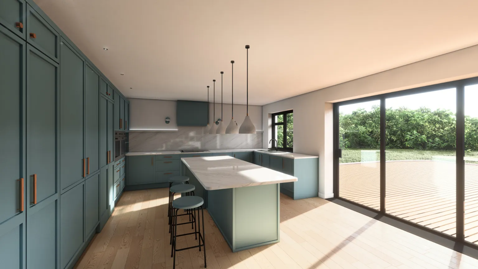 Russetts Interior Renders - Kitchen 1